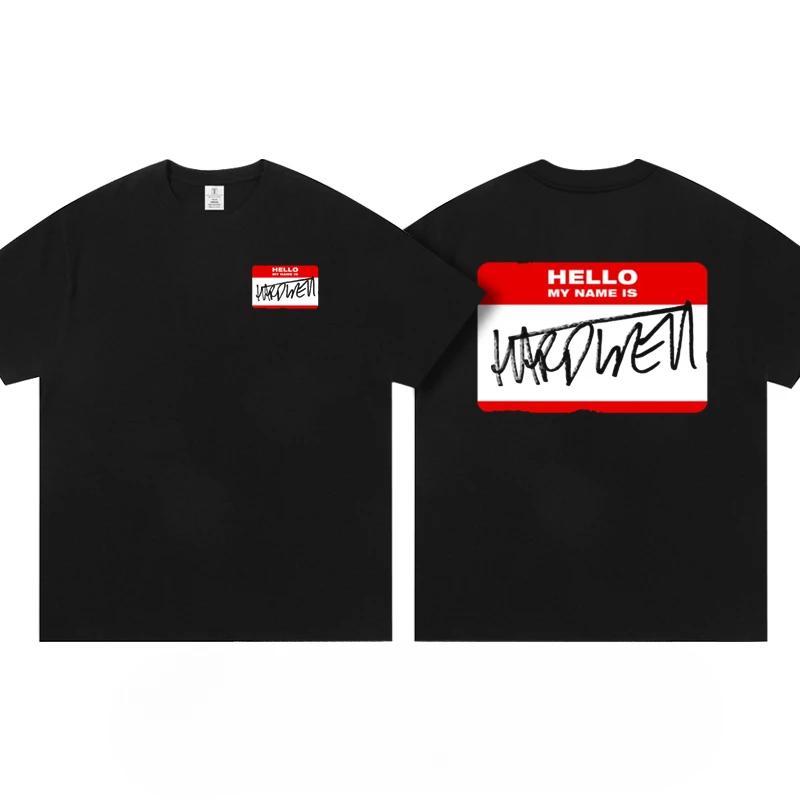 2025 Men's and Women's New Hardwell Cotton Short Sleeve T-shirt Casual Top 100 Dj Around Clothes Electric Sound Revealed Brand