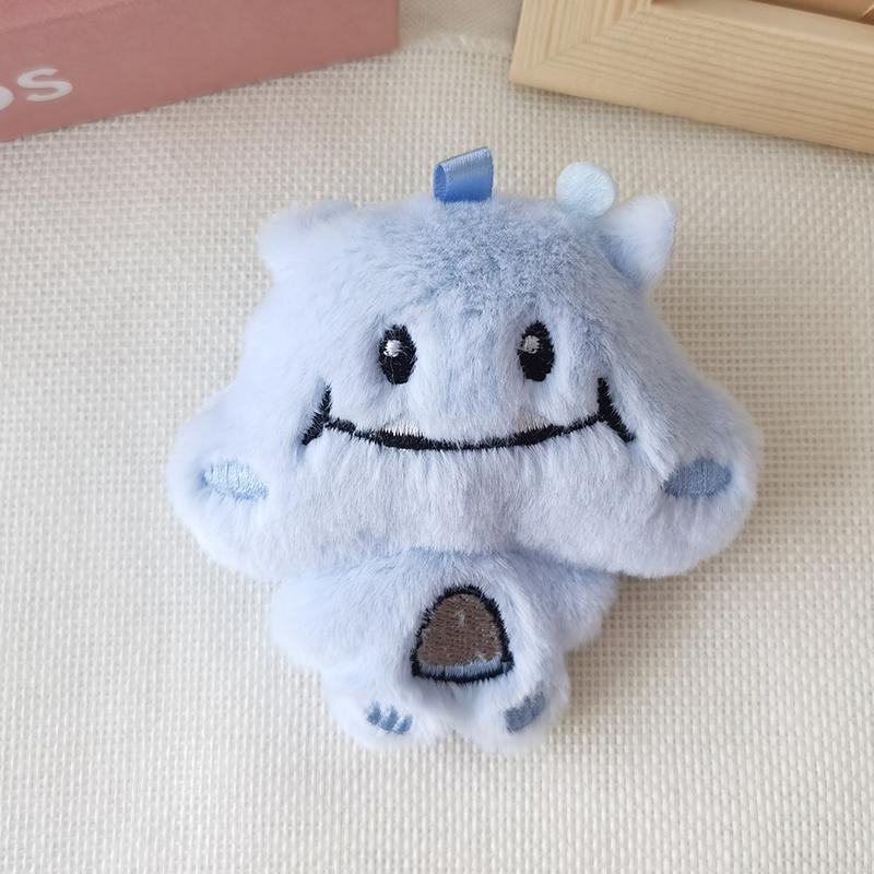 Pandantiv cu dragon cu gură mare Kawaii, mini păpușă de pluș, geantă de desene animate, ornament cadou pentru păpușă, breloc de pluș, cadou