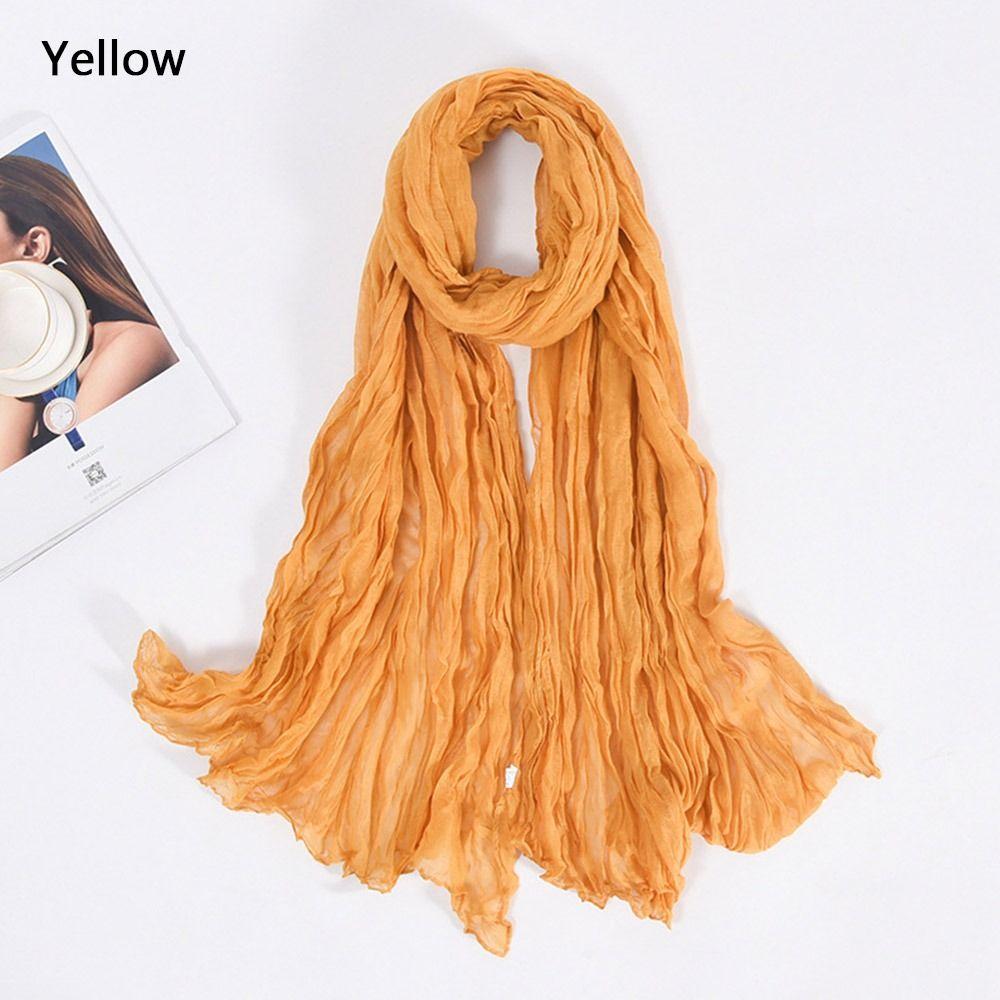 Long Shawls Soft Wrap Hijab Summer Scarf for Women Men