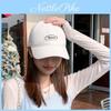 Womens Sunshade Cap With Curved Brim And Letter Embroidery In Cotton For Summer Fashion