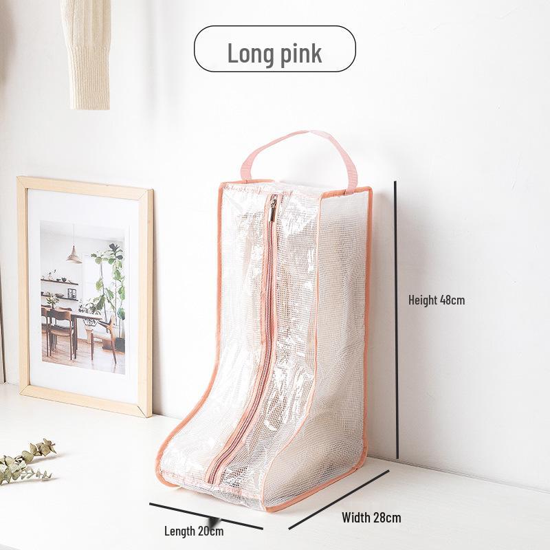 Transparent Moisture-Proof Shoe Dust Cover for Long and Short Boots