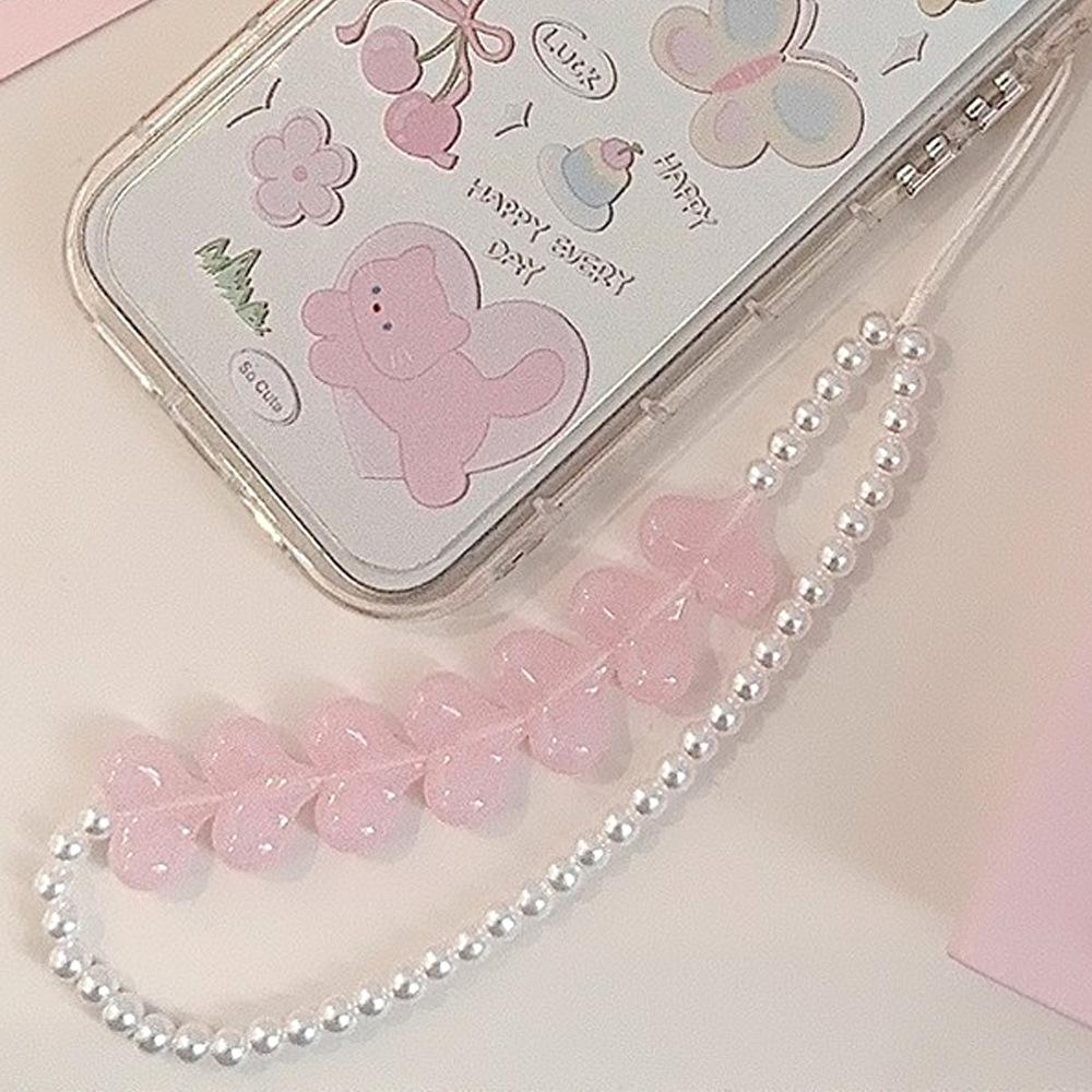 Colorful Chain Mobile Phone Case Lanyard for Apple/For Huawei Portable Wrist Strap Rope Personalized Ins Dopamine Pendant