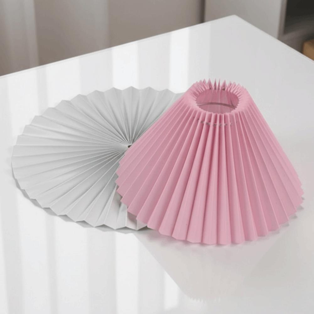 Minimalist Pleated Lampshade Modern Style Table Lamp Cover Washable Light Cover For Pendant Floor Lamp Retro Chandelier Cover