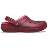 Crocs Warm Lightweight Comfortable Round Toe Slip-On Clogs Women clogs Beetroot 203591-6XH