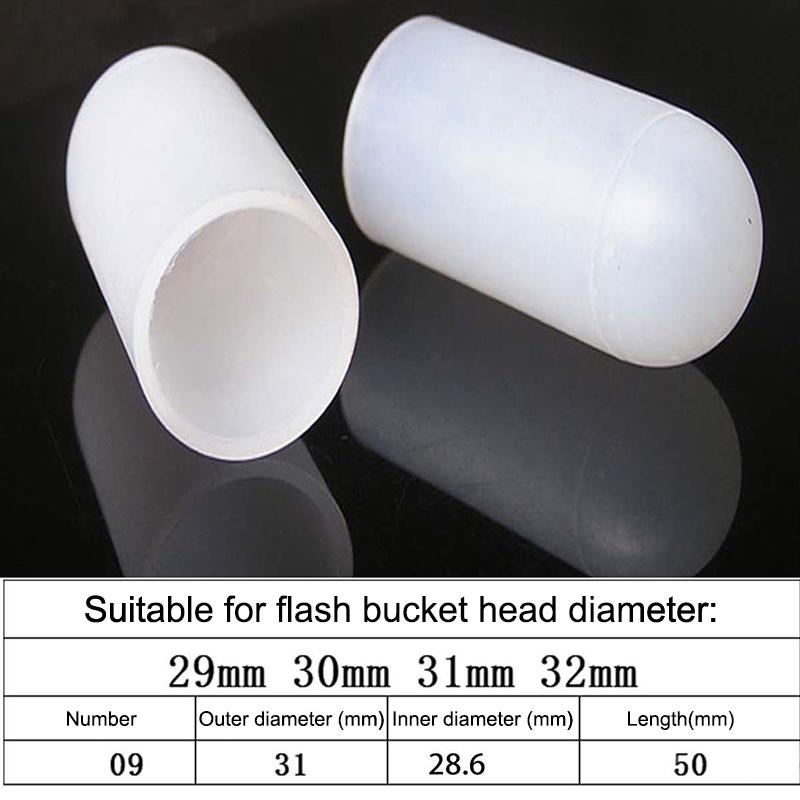 2Pcs Silicone Elastic Flashlight Lampshade For Sp31 Sp35 If22A C8G If25A Sp36 S2 C8 Ea01 Ts21 Q8 14-75Mm Torch