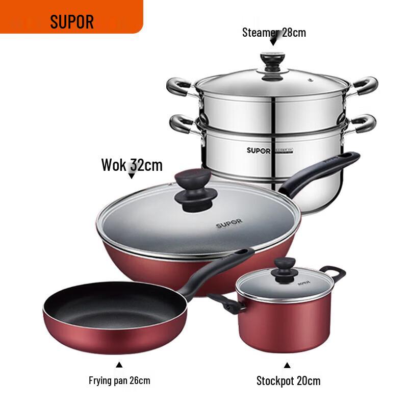 

Supor Non-stick Cookware Set