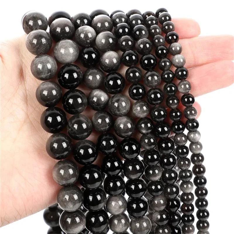 80PCS Natural Stone Beads Blue Tiger Eye Agate Turquoise Rose Quartz lapis Jade Opal Round Loose Beads for Jewelry Making DIY Bracelet 4MM