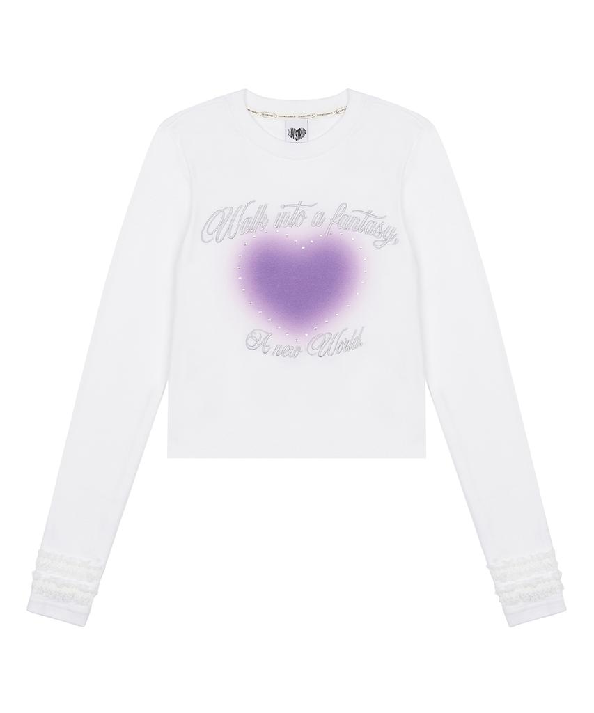 LUVISTRUE Nm Heart Hotfix Tee(White)