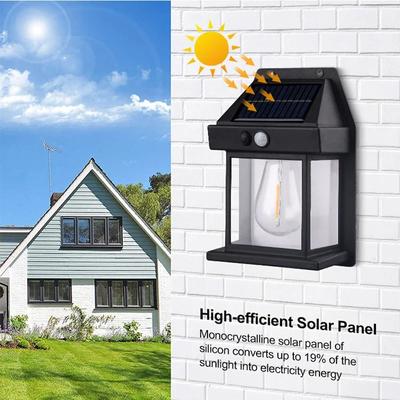Outdoor Solar Wand Lampe Wasserdichte Wolfram Filament Lampe Induktion Lampe Haushalt Garten Wand Licht Villa Beleuchtung Nachtlicht