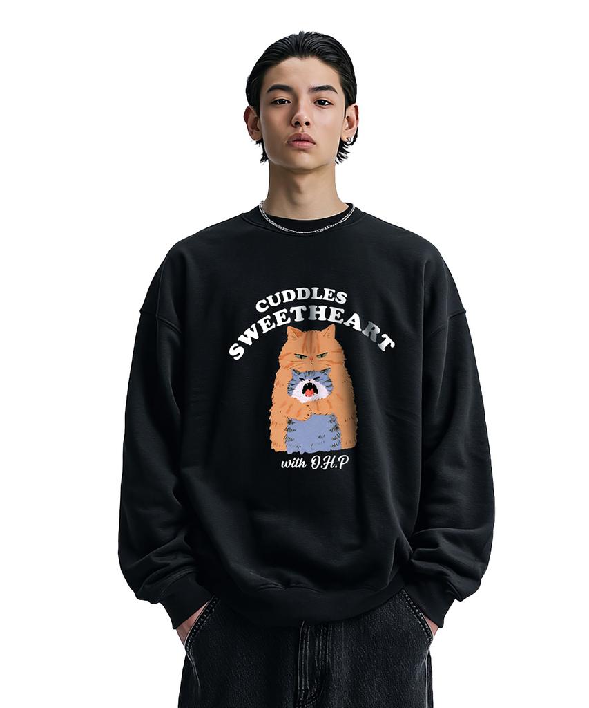 OHP OHPxharmonia Nyangnyang Hug Oversized Heavy Sweatshirt (Type B)