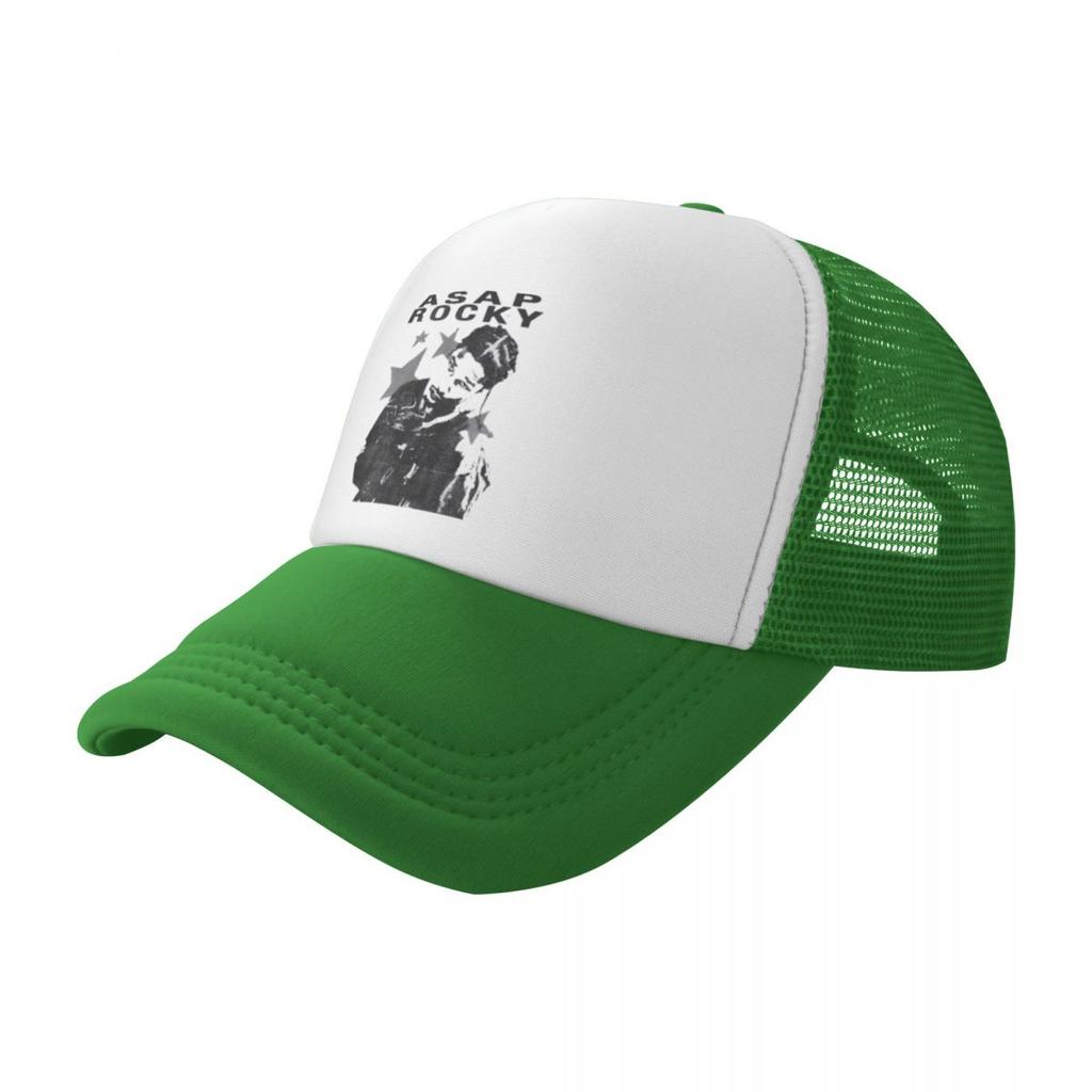 ASAP Vintage Rockey Summer Mesh Baseball Caps For Mens Camping Female Beach Sun Hat Hip Hop Trucker Cap