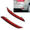 Für POLO 2014 2019 Stoßfänger hinten Reflektor Rot ABS mit OEM 6RD945106 6RD945105