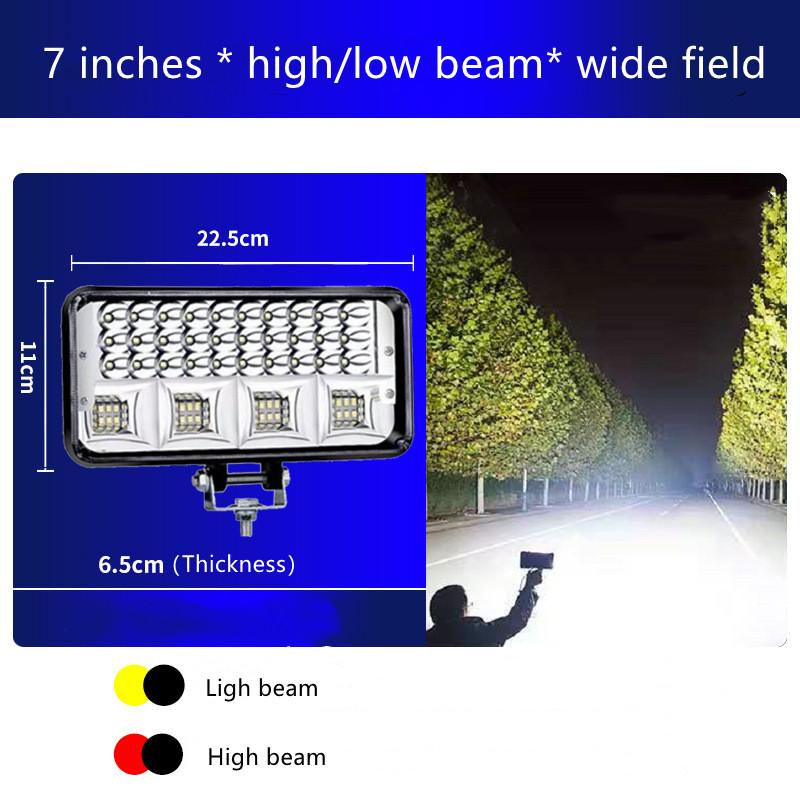 1X LED spotlight 12-80V strong light super bright spotlight reversing light waterproof Fog light car truck general headlight