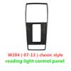 Fit For Mercedes Benz C Class W204 E Class W212 Accessories Carbon Fiber Car Interior Reading Light Cover Trim
