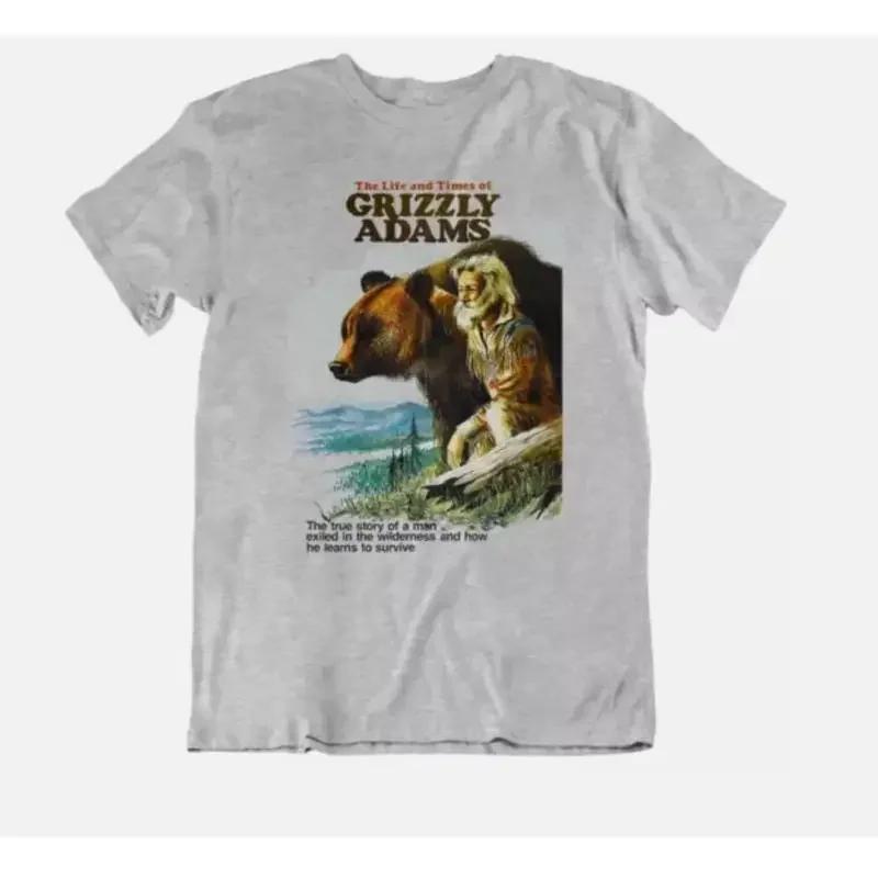 Bear The Life And Times Of Grizzly Adams Movie Retro T Shirt New