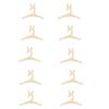 10Pcs Cute Wooden Clothes Hanger Non Slip Baby Clothes Rack Creative Baby Clothes Hanger  Baby Room