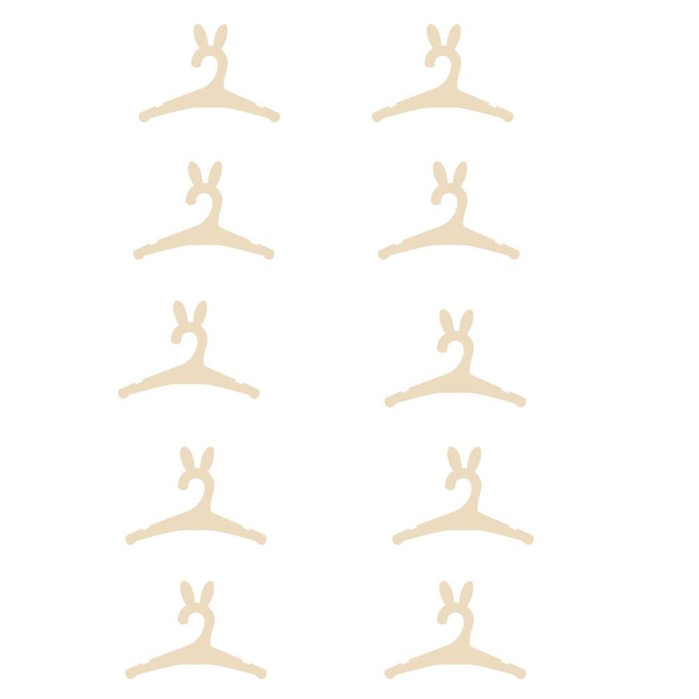 10Pcs Cute Wooden Clothes Hanger Non Slip Baby Clothes Rack Creative Baby Clothes Hanger  Baby Room