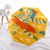 1pc Zebra Ballerina Automatic Folding Umbrella, 8-Rib Durable Iron Frame, Compact Travel Umbrella for Women & Men 017