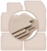PREMIUM Beige Floor Mats For: Nissan Micra K13 Hatchback 2010-2016