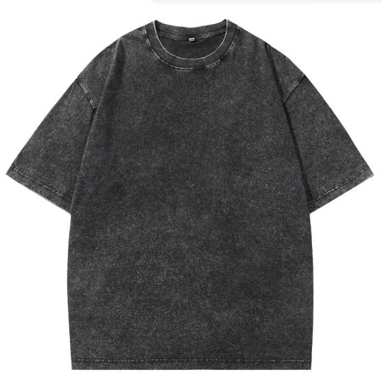 POLISHED Slogan Rosen-Print Vintage T-Shirt Lockere Passform Unisex Trendy Markenstil Täglich Lässig Vielseitiges Oberteil