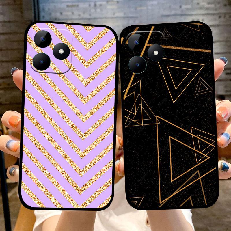 Case For Realme C51 C51s C53 4G Soft TPU Silicon Phone Cover For Realme Note 50 Capa Narzo N53 Fashion Painted Shockproof Bumper