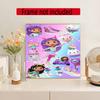 Cartoon Cute Gabbys 5D Round Diamond Painting Kit Diamond Embroidery Painting Rhinestones Mosaic Frameless Handwork Decoration Arts