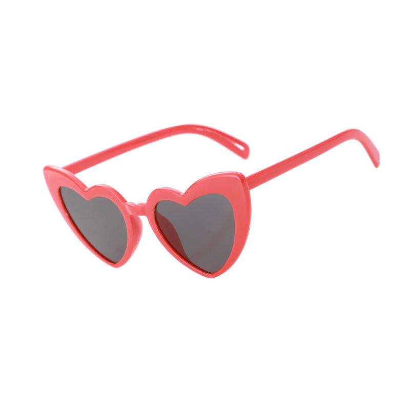 Heart-Shaped Anti-UV Fashion Sunglasses - 2025 European & American Style Sun Protection Glasses