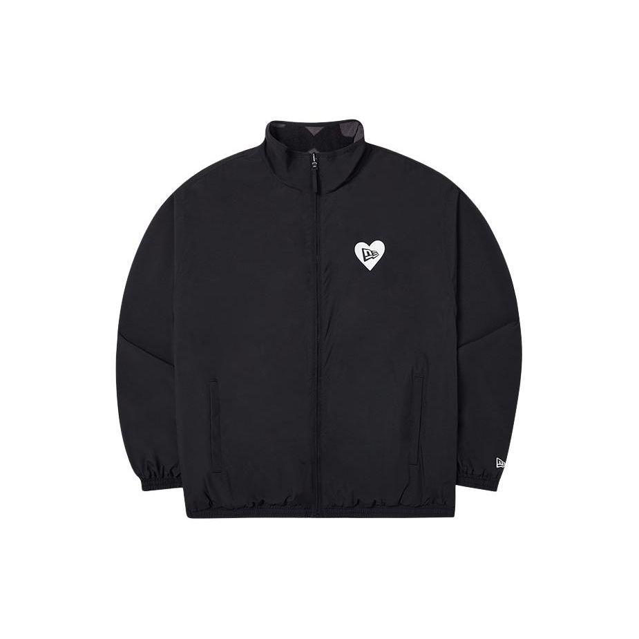 New Era SS24 Reversible Heart Loose Long Sleeve Jacket Unisex jackets Black 14187300