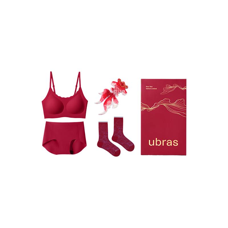 Подарочный набор Ubras Liu Wen Edition: Бесшовный бюстгальтер и колготки Regular