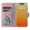 Applicable to iPhone15 mobile phone leather case 15Pro bronzing marble card wallet protective case 15ultra