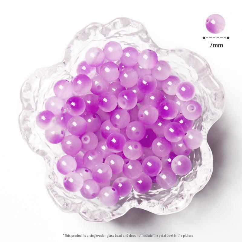 

Набор для самостоятельного изготовления украшений из стеклянных бусин для девочек: 7 мм развивающие игрушки-браслеты ручной работы