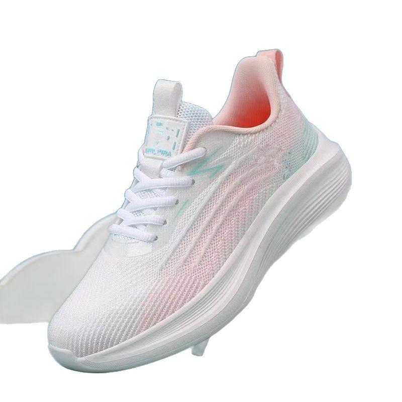 2025 New Women's Soft soled Breathable Sneakers Youth Versatile Casual Shoes Ultra Lightweight Student Sports Running Shoes