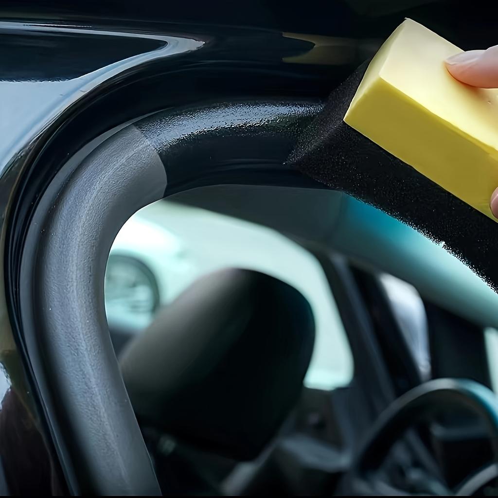 Automotive interior care cream - gloss color enhancer, nano coating wax for tires, steering wheel, dashboard, etc., plastic repair paste