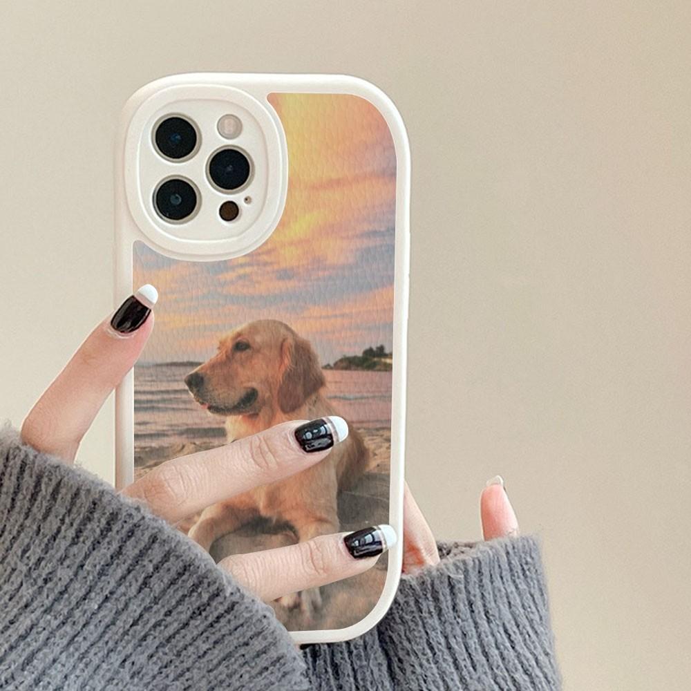 Schattige Labrador Hond Telefoonhoesje Hard Leer Voor iPhone 14 13 12 Mini 11 14 Pro Max Xs X Xr 7 8 Plus Fundas