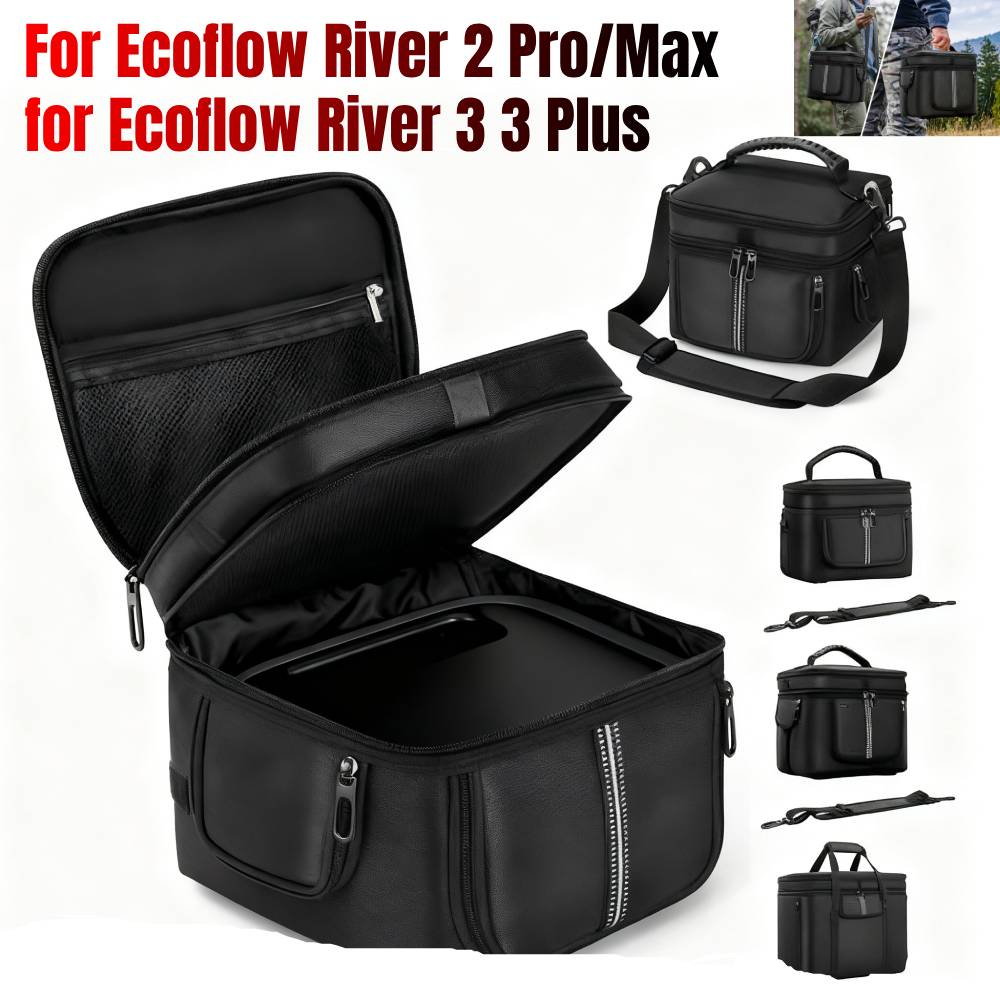Borsa per Stoccaggio Custodia Impermeabile per Stazione di Alimentazione Portatile Ecoflow River 2 Pro/Max / River 3/3 Plus