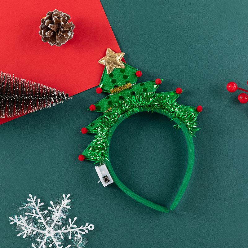 Luminous Christmas Antler Headband for Children & Adults