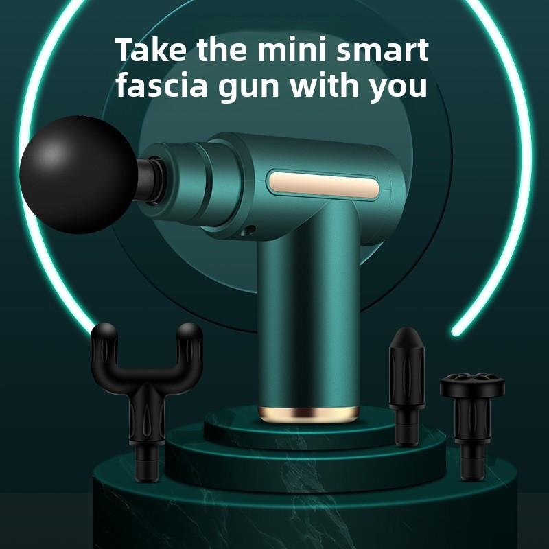 Mini LCD Fascia Gun Fitness Portable Massager Small Massager Electric Massage Gun Gift