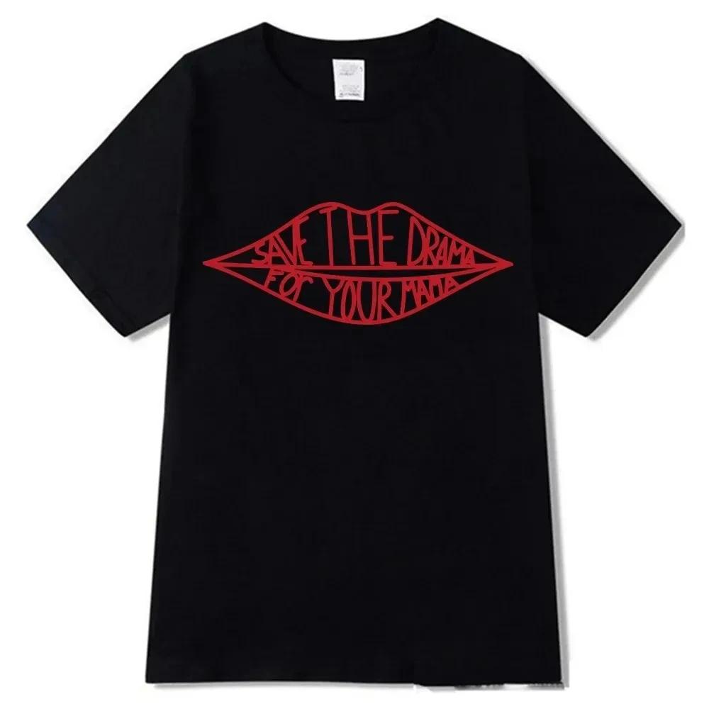 

2025 Friends TV Show Rachel Saves The Drama Kawaii Mom Top Neutral Summer Print 100% Pure Cotton Short-sleeved T-shirt. 4XL