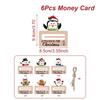 Money Holder Ornament Festive Hangable Ornament Christmas Money Card Holder Pendant For Family Friends Kids Couples Daughter Son