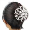 Furling Ladies Crystal Snood Dancing Elastic Balle Pearl Hair Nets Headwear Bun Net Hair Bun