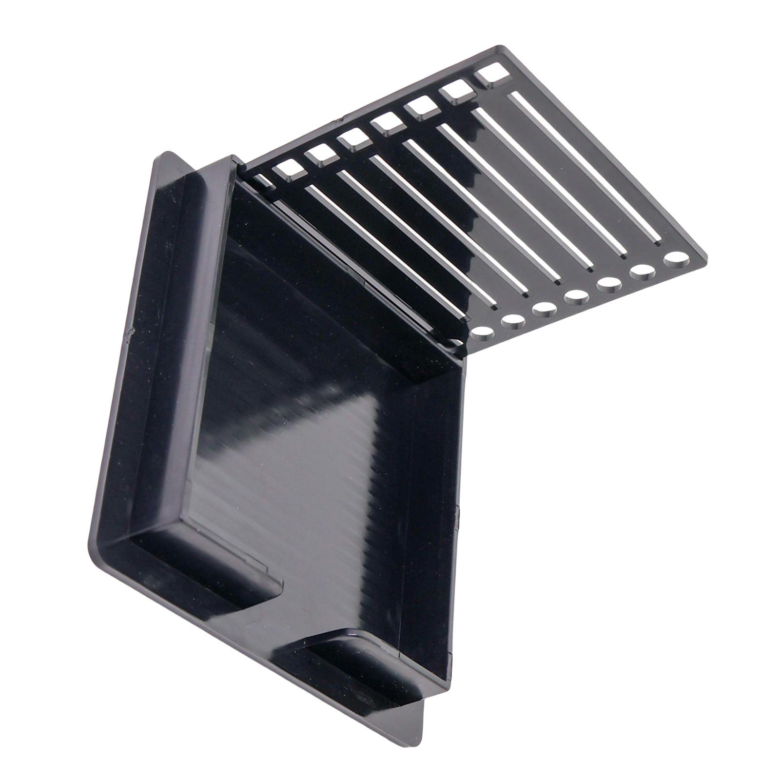 

Держатель для липких заметок Диспенсер для липких блоков с трафаретом Органайзер для блокнотов Школьные офисные и домашние принадлежности для студентов 2 чёрный