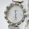 Used Good Condition [operating/battery Replaced] ORIENT Bracelet Watch Bangle Silver Stone