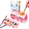 Hair Brush Cleaner Automatically Changes The Washing Pen Holder for Watercolor Painting Brush Rinser Watercolor Wash Pen Holder