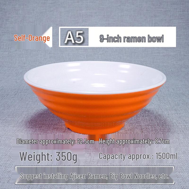 Elegant Chinese Melamine Noodle Soup Bowl