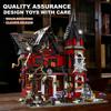 Set di Mattoncini MOC Casa Infestata 1249 pezzi Giocattoli Puzzle DIY Horror Spaventosi per Adulti Regali Decorazione Stanza