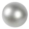 29.5in Exercise Ball PVC Gray 330.7lb Capacity Thicken Slip Resistant Fitness Ball with Quick Pump for Balance Pregnancy