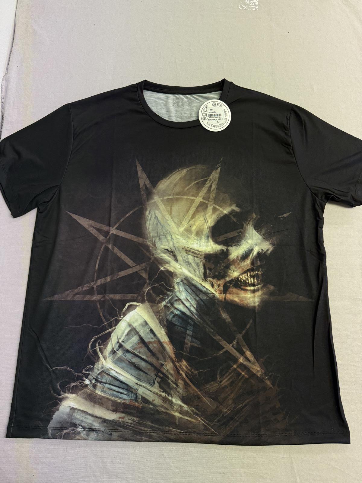 Slipknot Band T-shirt Large AOP 2-Sided Slipknot Merch XL S
