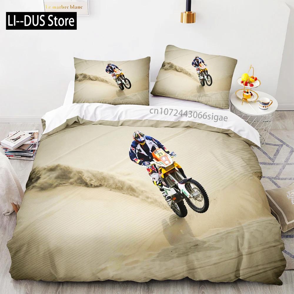 3D Print Cool Motorcycle Bedding Set Single Twin Full Queen King Size Bed Set Aldult Kid Bedroom Duvetcover Sets With Pillowcase