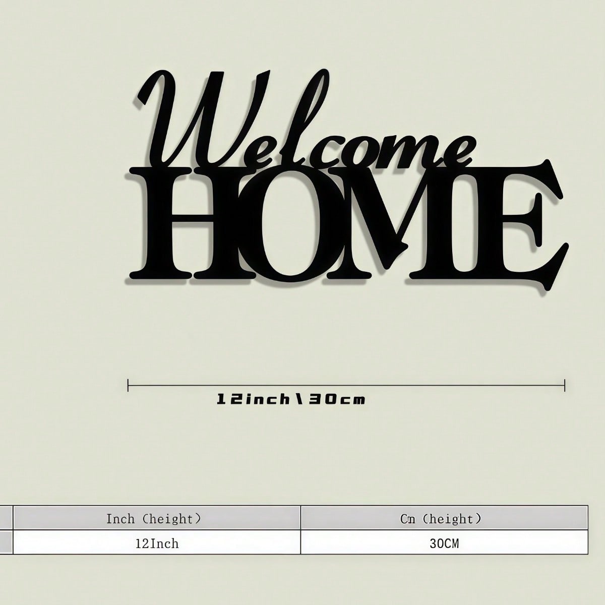Vintage Welcome Home Metal Wall Art Rustic Farmhouse Decor Gift