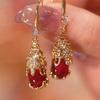Boucles d'oreilles élégantes pour femme, niche, haut de gamme,气质